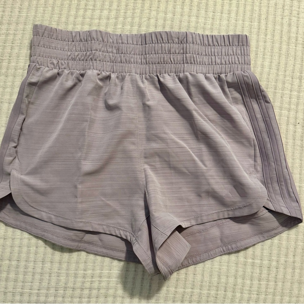 Adidas Woman’s Aeroready Pacer Training Shorts. 3 Inch. Small. Light Purple. NWT